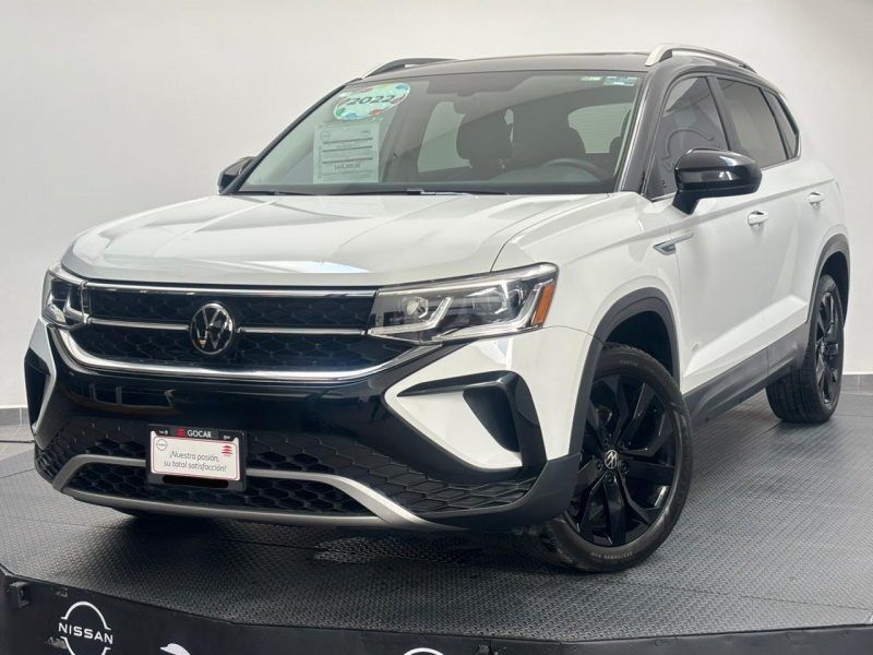 Volkswagen Taos  5 pts. Highline Black, 1.4T, 150 HP, TA, piel, f. led, TP, rieles en techo, RA-18 2022